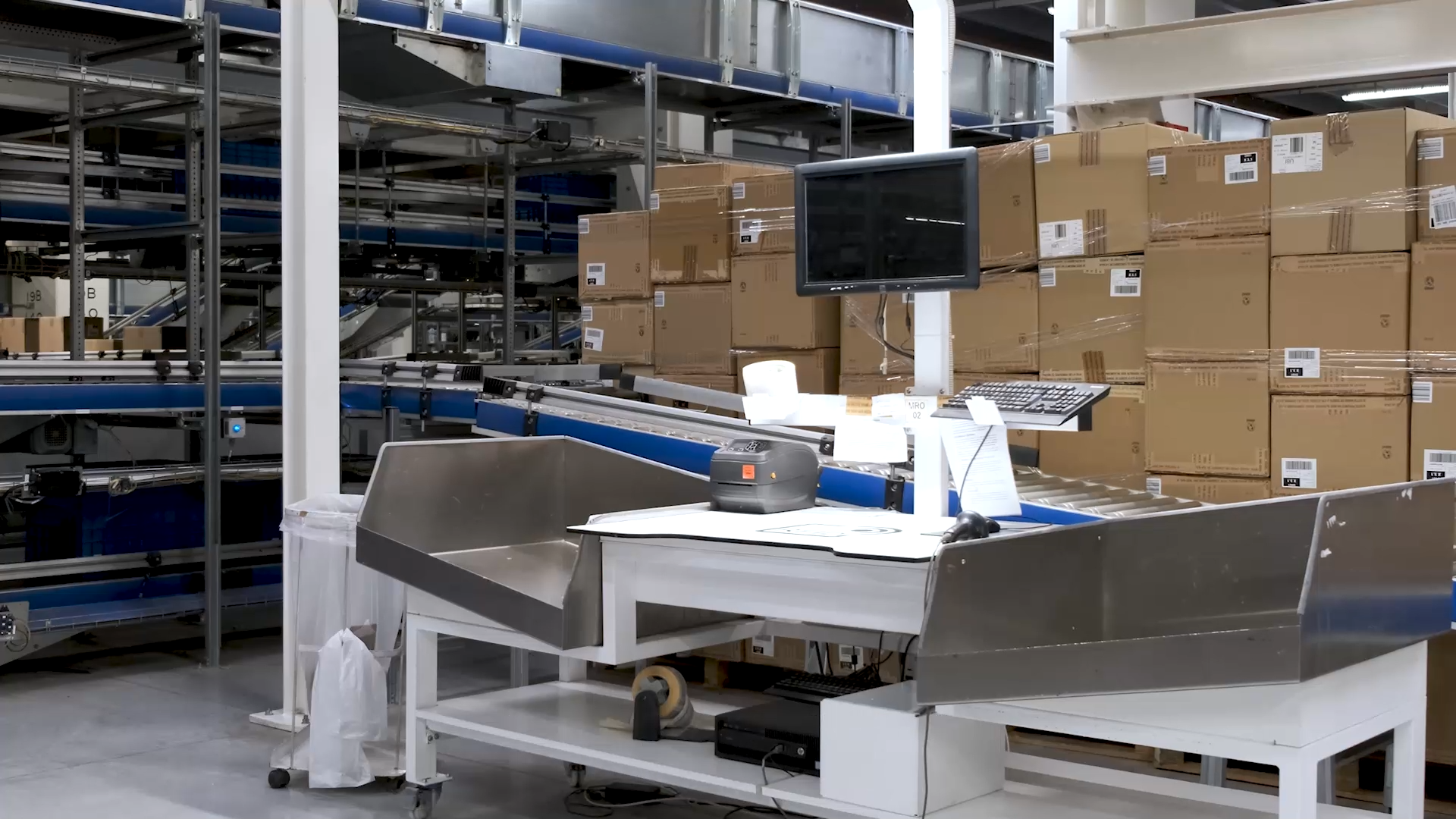 Estaciones de picking y packing RFID